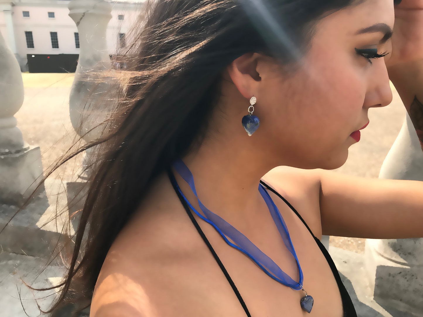 Sodalite Sterling Silver Jewellery Set