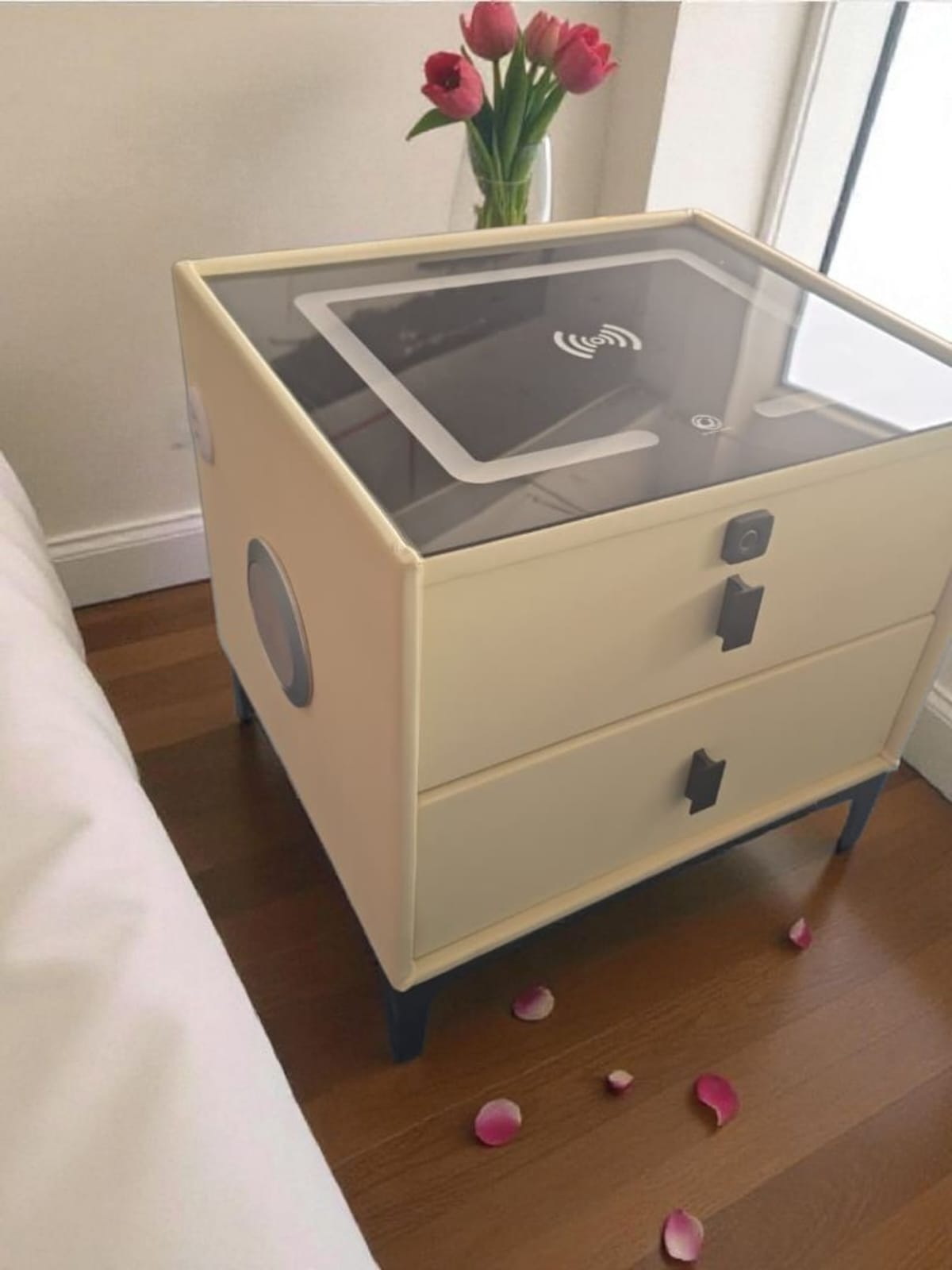 Smart Luxury Bedside Table - Pre Order, Delivery Within a Month.